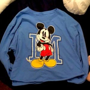 Mickey Mouse cropped tee